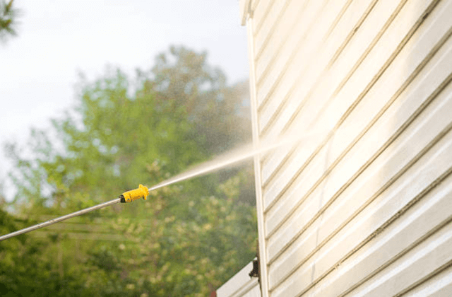 pressure wash home exterior