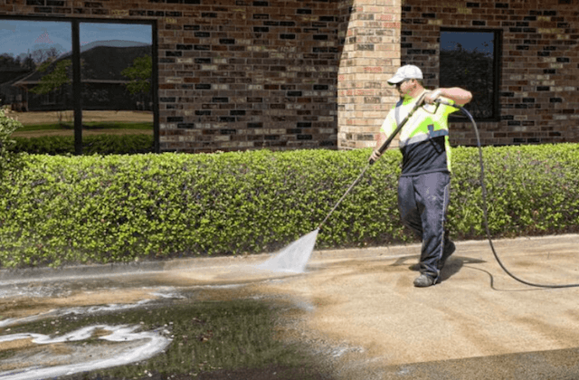 commercial pressure washing